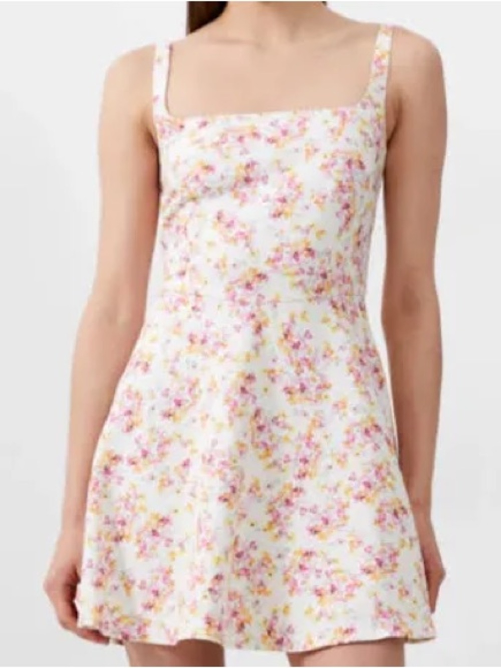 FRENCH CONNECTION Benedetta Whisper Floral Mini Dress Size 12